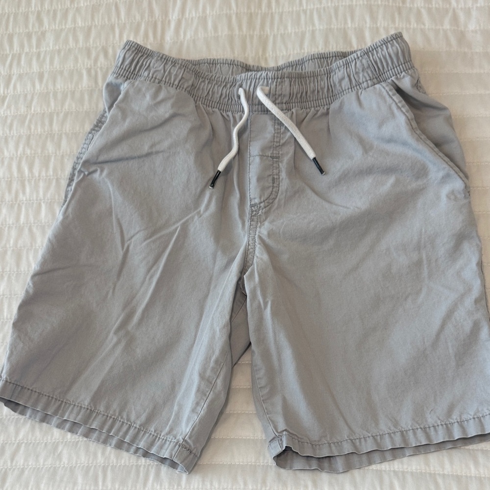 Boys Cat & Jack grey drawstring shirt size L (10/12)